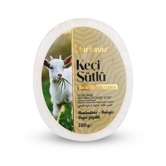 SÜNGERLİ SABUN- KEÇİ SÜTLÜ