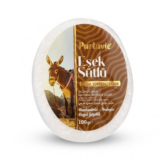 SÜNGERLİ SABUN- EŞEK SÜTLÜ
