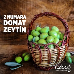 Ham Domat Yeşil Zeytin 2 Numara 3 Kg
