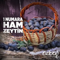 1 No Ham Siyah Zeytin Gemlik 3 Kg.
